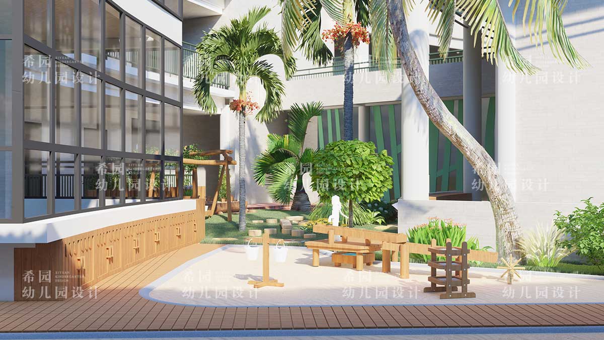  幼兒園沙水區