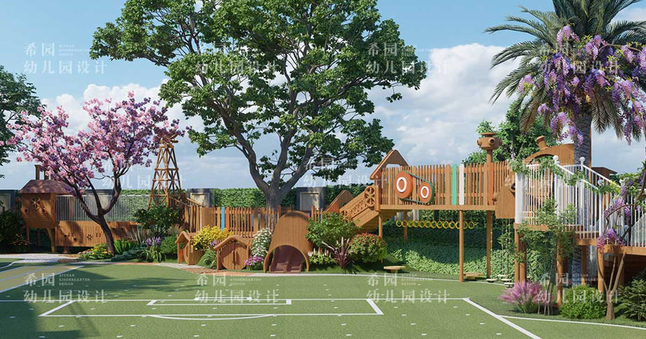 幼兒園戶外無動力游樂設施