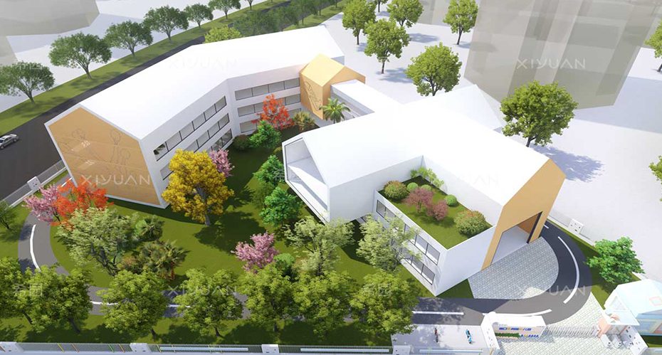 幼兒園建筑設計選址造型特點