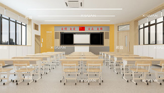 小學(xué)多媒體教室空間設(shè)計(jì)