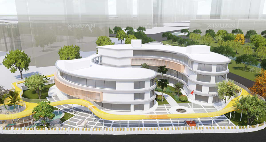 幼兒園建筑設計效果圖